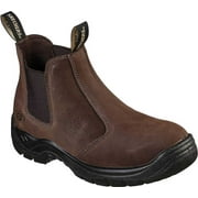 Skechers Work Men's Tapter Slip On Chelsea Boot w/ Steel Safety Toe